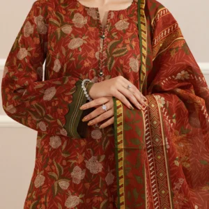 Saya Unstitched Printed Lawn 3 Piece