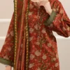Saya U01-25397-03A Unstitched Printed Lawn 3 Piece - Image 6