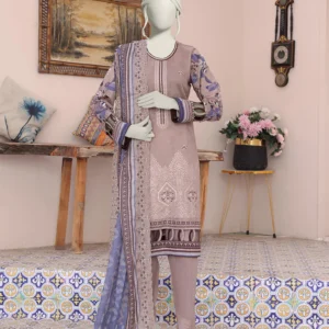 Almeerah Printed Collection Petal Pink Muse Embroidered Cutwork Vol 4