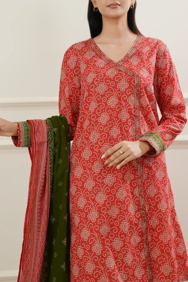 Saya U01-25397-07B Unstitched Printed Lawn 3 Piece