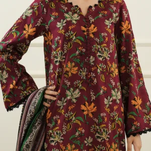 Saya U01-25397-09A Unstitched Printed Lawn 3 Piece