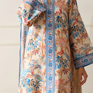 Saya U01-25067-07A Unstitched Printed Lawn 3 Piece