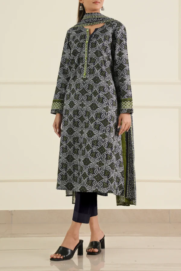 Saya U01-25397-11A Unstitched Printed Lawn 3 Piece - Image 2