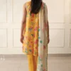 Saya U01-25067-09A Unstitched Printed Lawn 3 Piece - Image 3