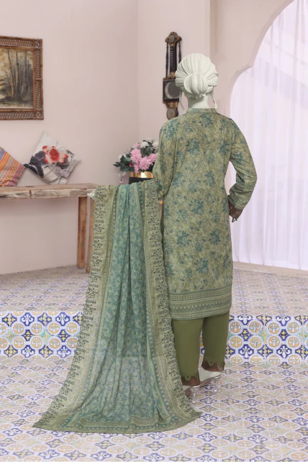 Almeerah Printed Collection Mystic Mehandi Charm Embroidered Cutwork Vol 4 - Image 3