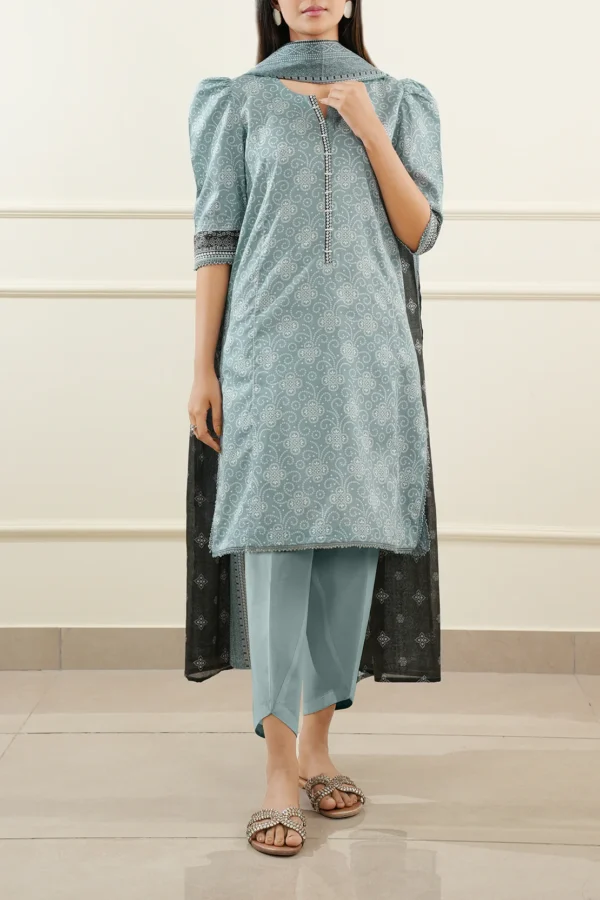 Saya U01-25397-07A Unstitched Printed Lawn 3 Piece - Image 3
