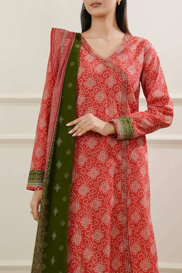Saya U01-25397-07B Unstitched Printed Lawn 3 Piece - Image 4