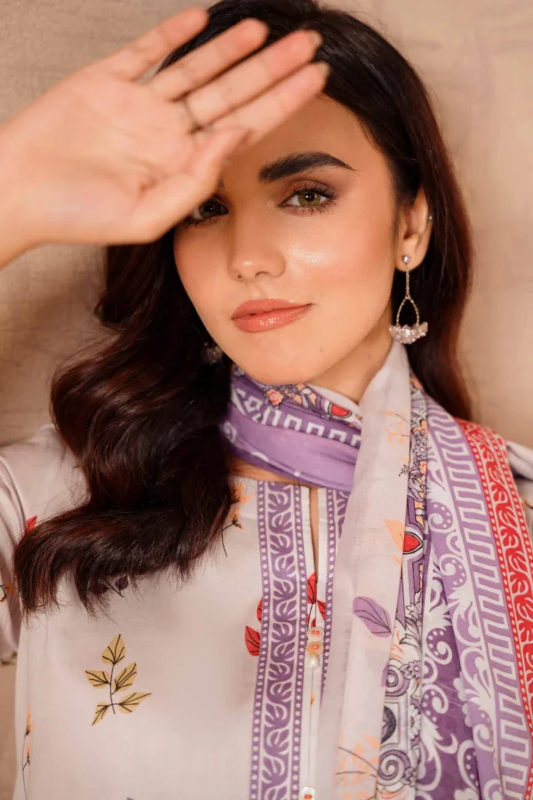 Nishat Unstitched 3 Piece - Printed Suit - 42301783-R - Image 3