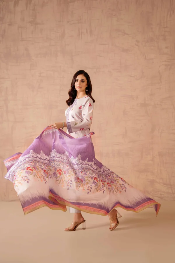 Nishat Unstitched 3 Piece - Printed Suit - 42301783-R - Image 4