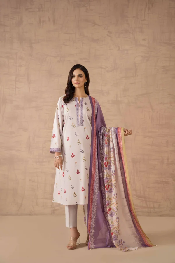 Nishat Unstitched 3 Piece - Printed Suit - 42301783-R - Image 5