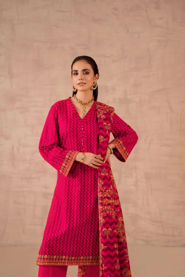 Nishat Unstitched 3 Piece - Printed Suit - 42301839-R - Image 3