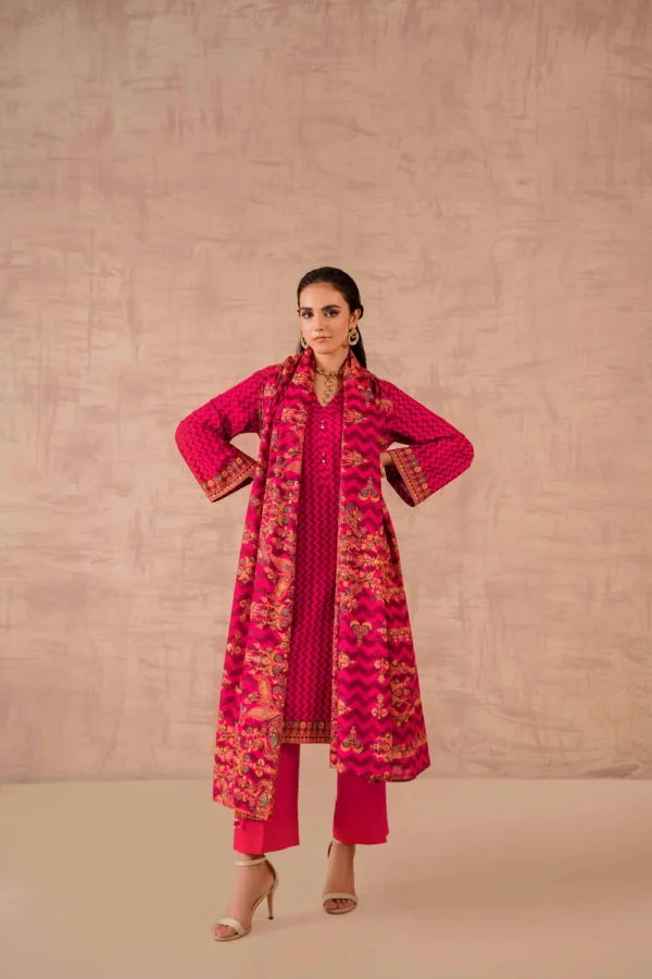 Nishat Unstitched 3 Piece - Printed Suit - 42301839-R - Image 4