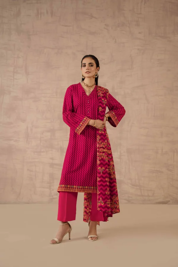 Nishat Unstitched 3 Piece - Printed Suit - 42301839-R - Image 5