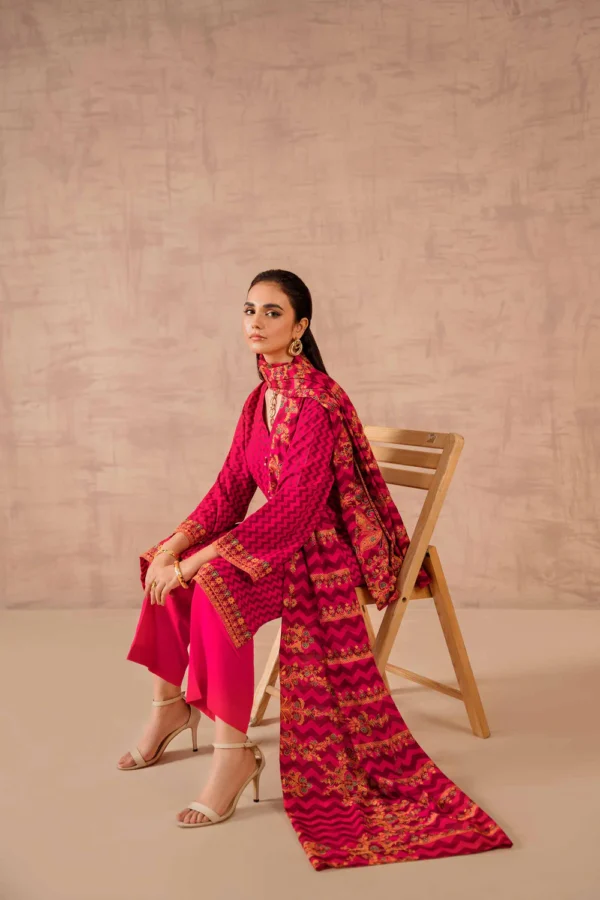 Nishat Unstitched 3 Piece - Printed Suit - 42301839-R - Image 6