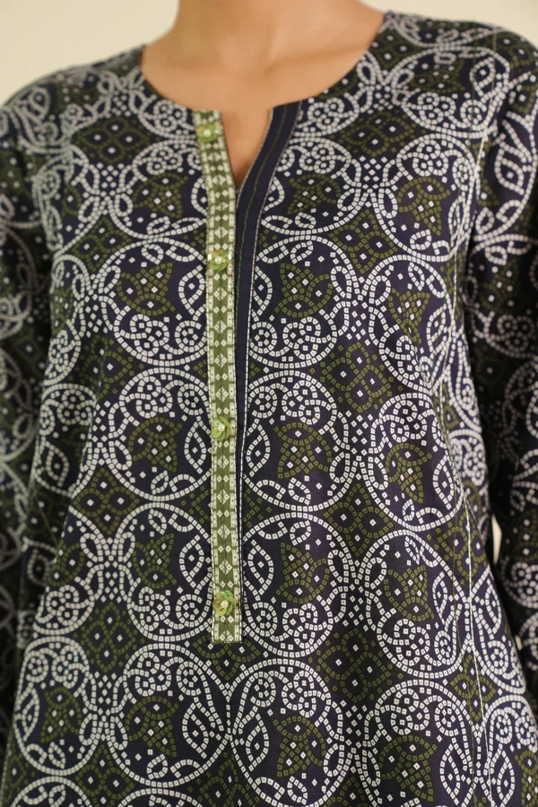 Saya U01-25397-11A Unstitched Printed Lawn 3 Piece - Image 6