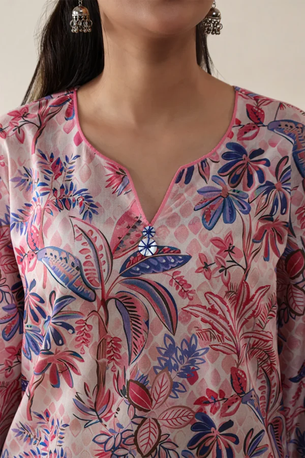 Saya U01-25067-07B Unstitched Printed Lawn 3 Piece - Image 6