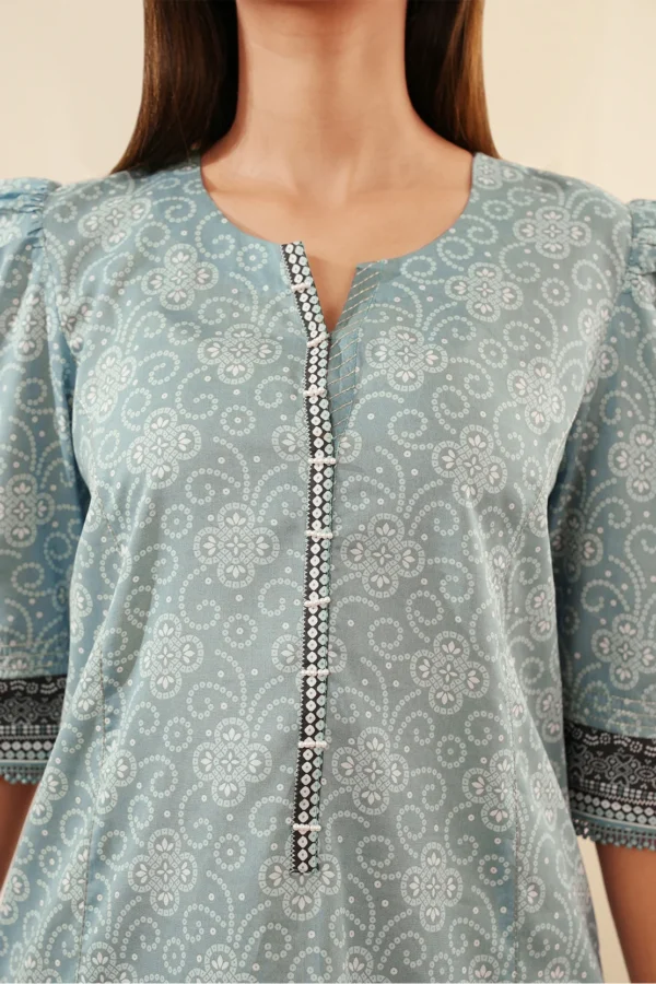 Saya U01-25397-07A Unstitched Printed Lawn 3 Piece - Image 8