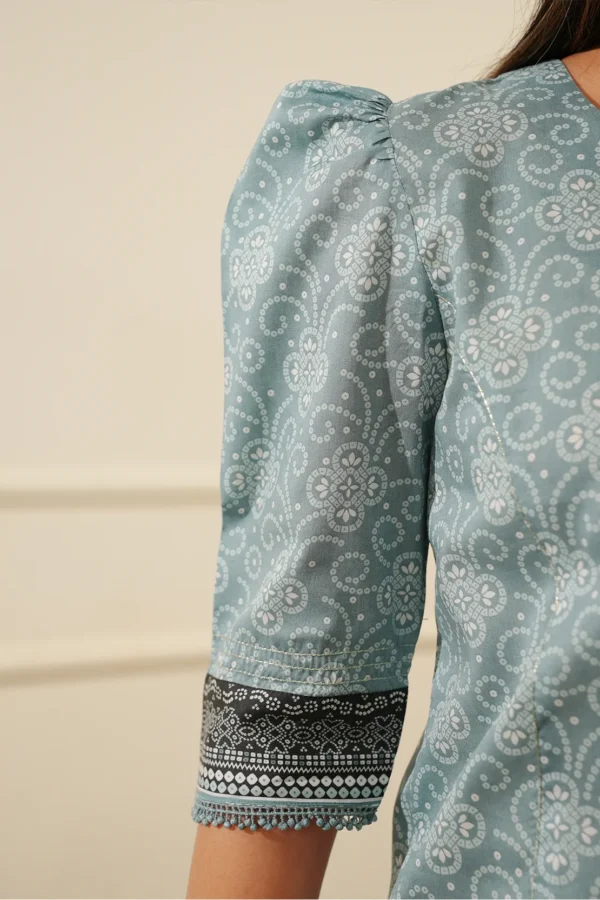 Saya U01-25397-07A Unstitched Printed Lawn 3 Piece - Image 9