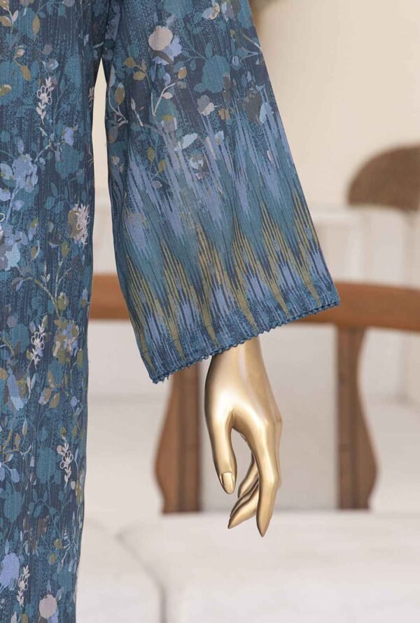 Elite by HZ Textiles Embroidered Lawn Unstitched 3 Piece Suit ELC-213 - Summer Collection - Image 3