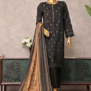 Majestic by HZ Textiles Embroidered Jacquard Suit Unstitched 3 Piece MJE-11 - Summer Collection