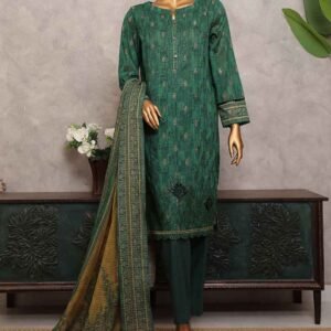Majestic by HZ Textiles Embroidered Jacquard Suit Unstitched 3 Piece MJE-12 - Summer Collection