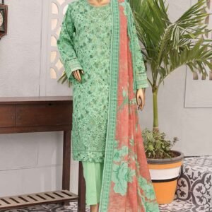 Majestic by HZ Textiles Embroidered Jacquard Suit Unstitched 3 Piece MJE-18 - Summer Collection