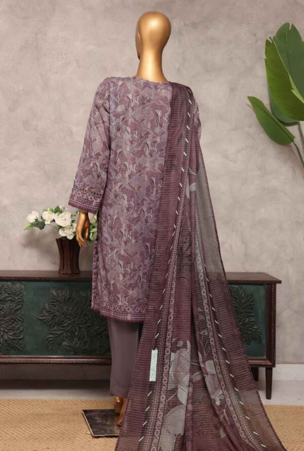 Majestic by HZ Textiles Embroidered Jacquard Suit Unstitched 3 Piece MJE-20 - Summer Collection - Image 2