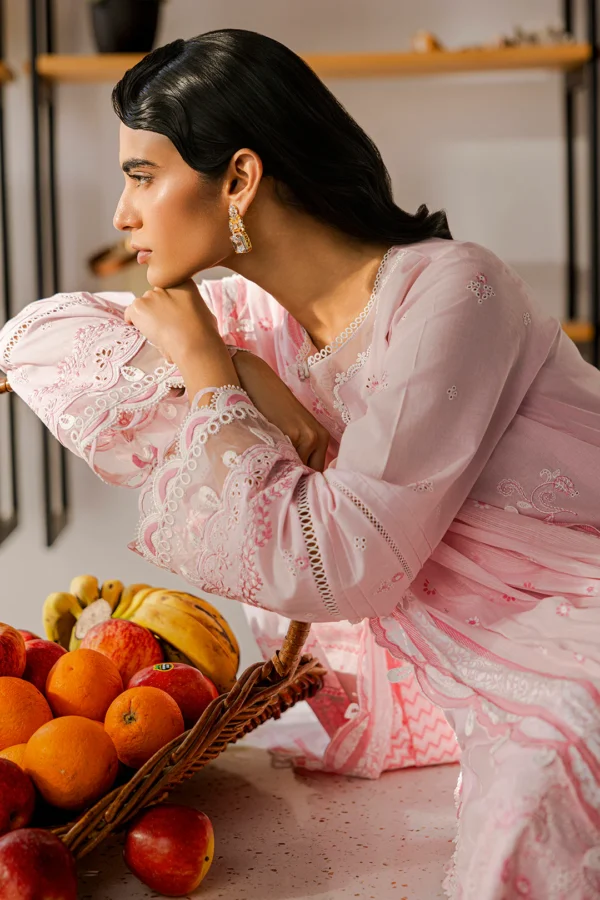 Zellbury Embroidered Shirt Shalwar Dupatta - WUS25E30807 - Image 5