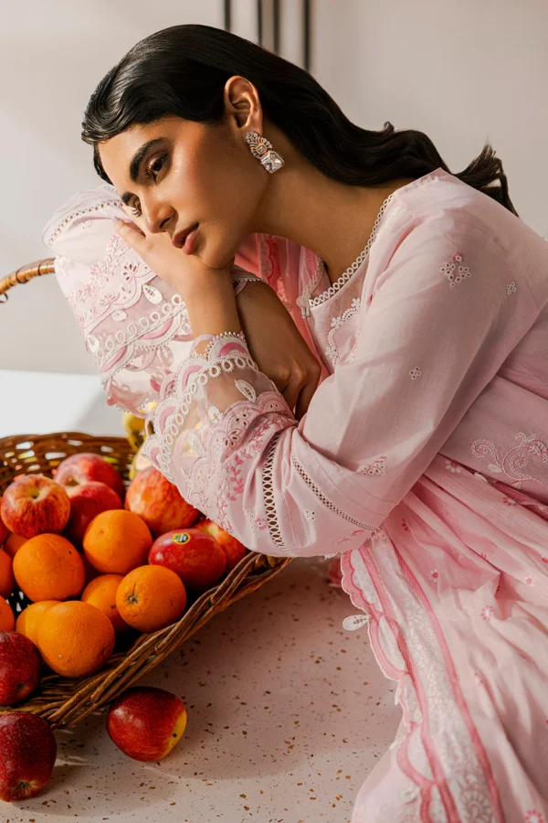 Zellbury Embroidered Shirt Shalwar Dupatta - WUS25E30807 - Image 15